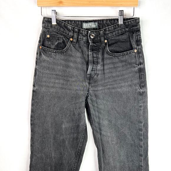 Primark Denim CO. Black Button Fly Jeans 4/6 - Picture 3 of 11
